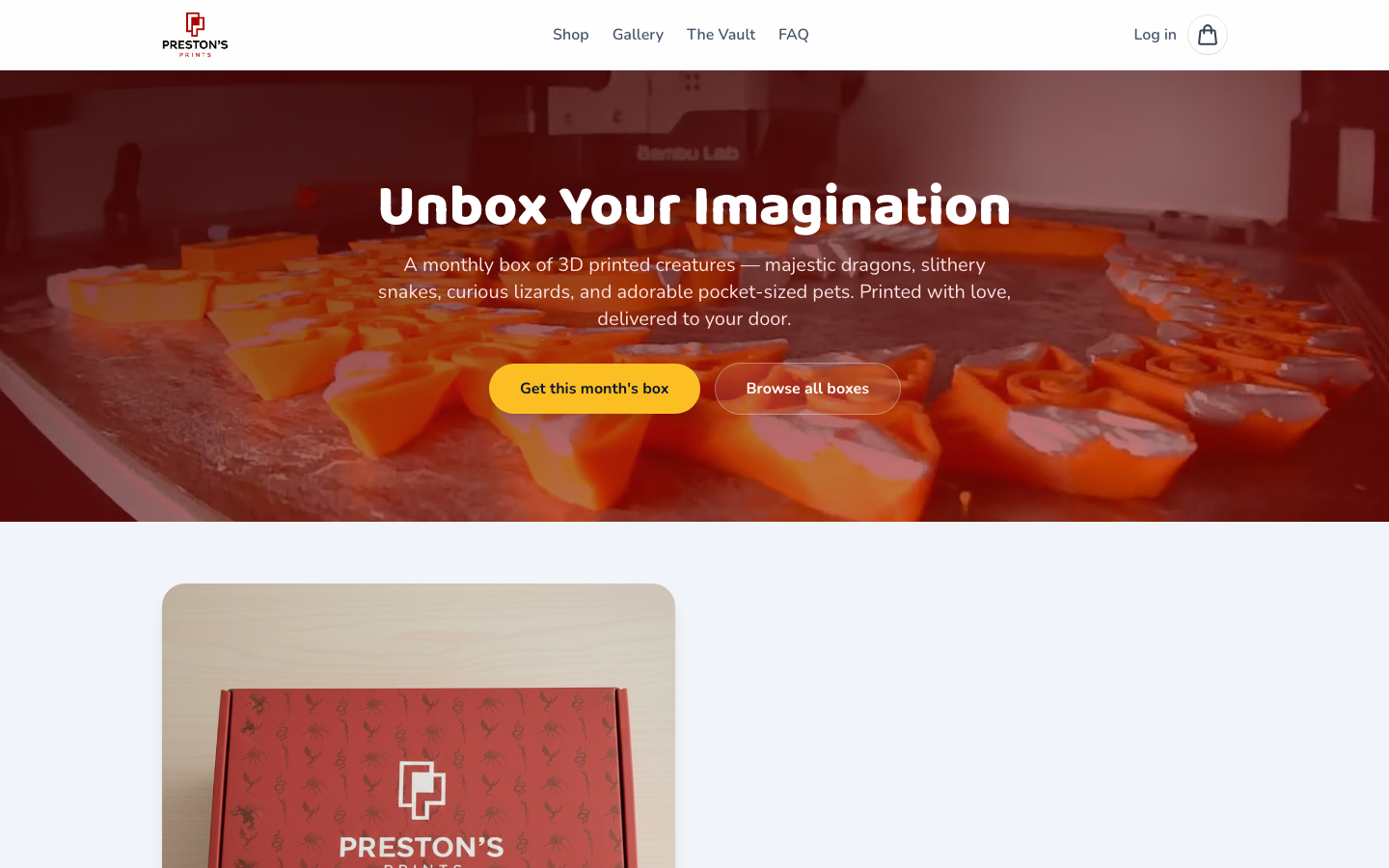Preston's Prints preview